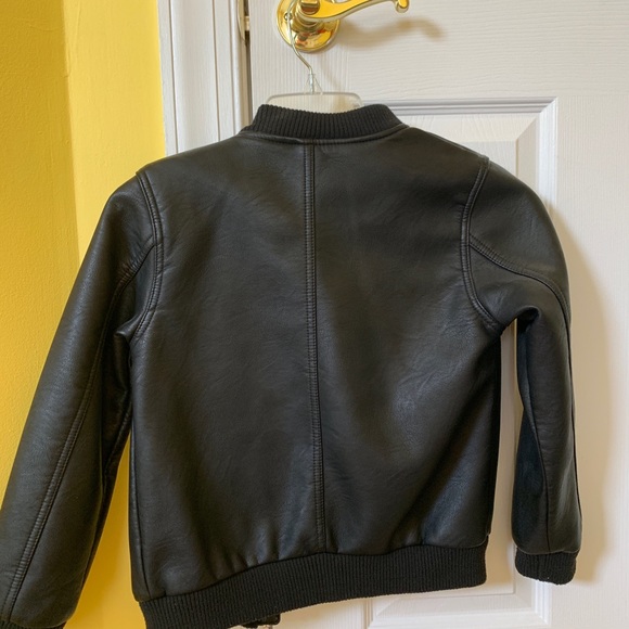 leather Zara bomber jacket - Picture 1 of 3